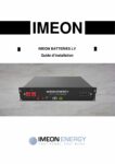 Guía de instalación IMEON LV Batería 4850 51100